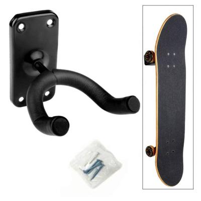 China Adult Skateboard Wall Hanger Storage Clip Skateboard Wall Hook Mount for Skateboard and Longboard for sale