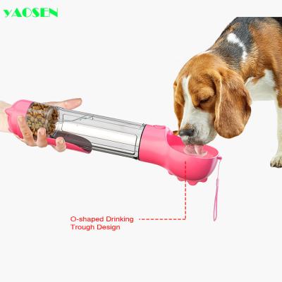 China Sustainable Portable Dog Water Bottle For Small Large Dogs Pet Dogs Product Puppy Travel Outdoor Drinking Bowl Pet Water Dispenser Dog Driver for sale