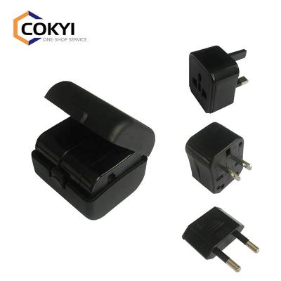 China 3 PCS residential/general purpose all in one universal UK/EURO/US/AU plug travel adapter for sale