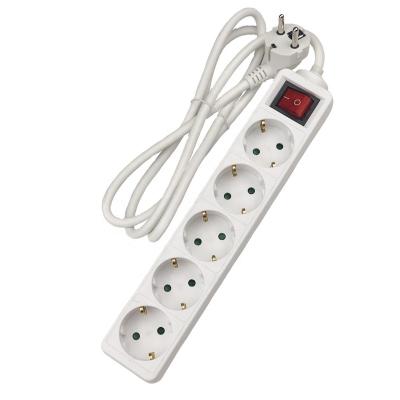 China Factory Residential / Multi-Purpose Eu Vertical Extension Power Strip For Multi-Purpose for sale