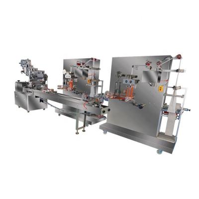 China China Textiles High Quality Automatic Wet Towel Folding And Packaging Machine For Wet Towel Machinery for sale