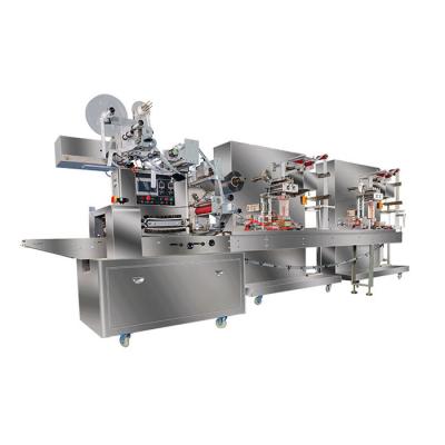 China China Factory Price New Textile Cloths Production Equipment High Output Wet Wet Cloth Packaging Machine Folding Machine For Baby Cloths for sale