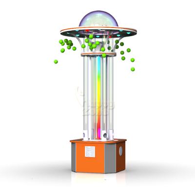 China Restaurants Science Museum Physics Ball Blaster Ball Fountain with Ocean Balls for Kids for sale