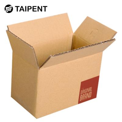 China Recycled Materials Kraft Paper Corrugated Cardboard Custom Cardboard Box For Shipping Or Mail for sale