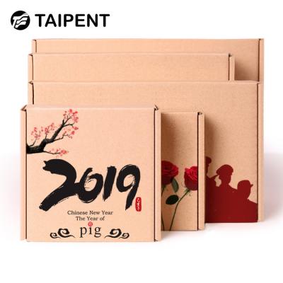 China Wholesale High Quality Recyclable Custom Printed Corrugated Box Paper Cardboard Paper Box for sale