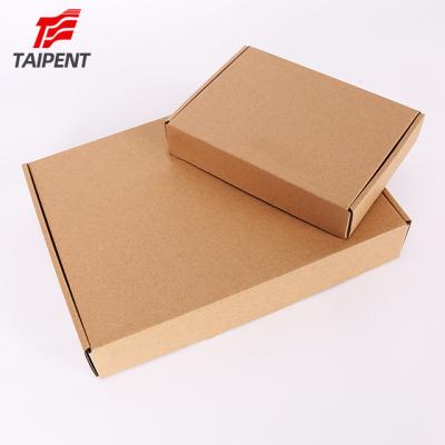 China Recycled Custom Materials Printing Logo Kraft Paper Corrugated Cardboard Packaging Cardboard Box for sale