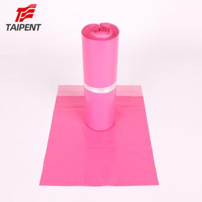 China Packaging 100% Eco-friendly Express Bag Pink Express Bag Plastic Express Bags Packaging for sale