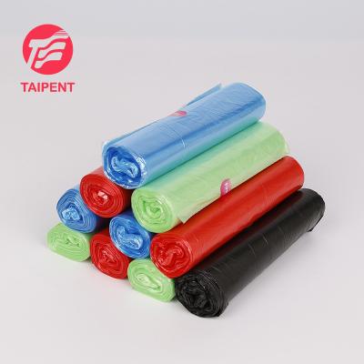 China Hot Selling Disposable Bio Disposable Garbage Bag Pouch Degradable Plastic Flat Garbage Bag for sale