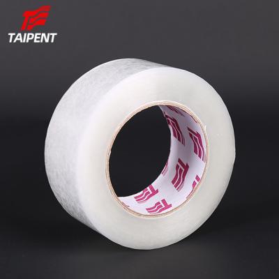 China Jumbo Rolls Bopp Box Anti-Static Custom Adhesive Sealing Washi Tape With Warning for sale