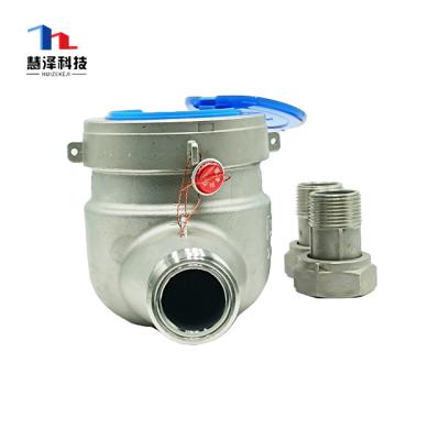 China 304 Stainless Steel Dn32mm 304 Jet Water Meter Dry DialPulse Stainless Steel Multi Outlet Water Meters for sale