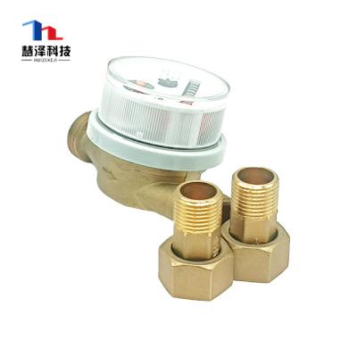 China Dn15mm Brass R160 Cold Plastic Dn15 Single Jet Water Meter for sale