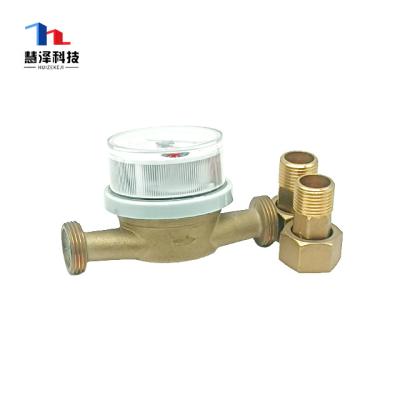 China Dn15mm Brass Single Cold Plastic Jet Water Meter for sale