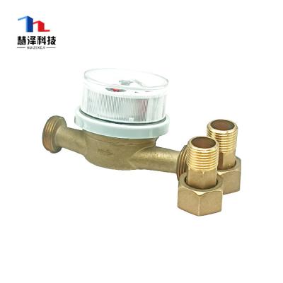 China Brass Plastic Body Single Jet Water Meter from Dn15~ Dn25 for sale