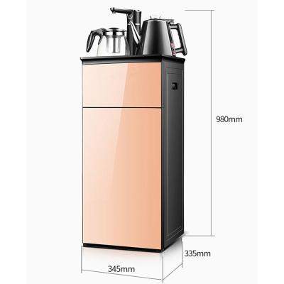 China New Vertical Hotel Water Dispenser Tea Bar Machine for sale