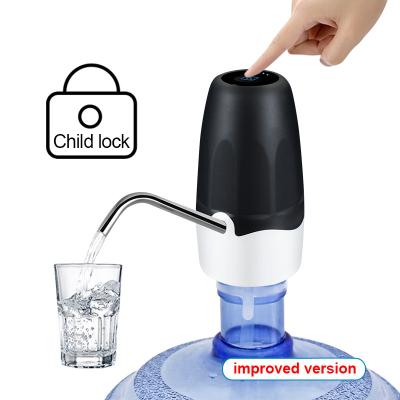 China Electric Water Pump 5 Gallon Water Bottle Pump Drinking Dispenser USB Charging Automatic Portable Electric Water Dispenser for sale