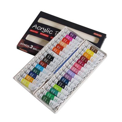 China Pandraw paint guaranteed quality single color paint acrylic paint set 48 colors to paint colors for sale