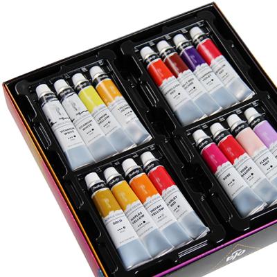 China Pandraw Paint 36 Color Profesional Water Proof Watercolor Set Spray Watercolor Paint Set Tin for sale