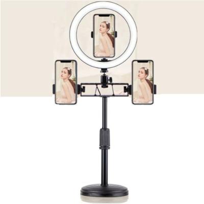 China Pandraw Top Selling Guaranteed Quality Cell Phone Portable Led Light Selfie Ring Light 90mm for sale