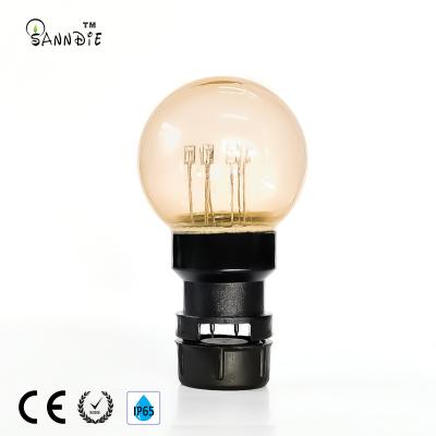 China Outdoor decoration LED Chain light assembled light bulb christmas LED festoon belt lights  LED  bulbs   IP65 led bulbs for sale