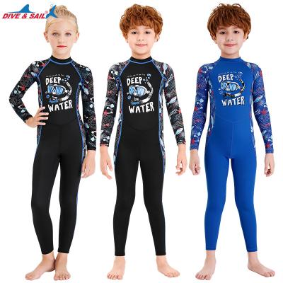 China Wholesale Plus Size Handsome Long Sleeve Beach Wear Kids Surf Wetsuit Snorkeling Swimwear Surf Kids For Boys Girls for sale