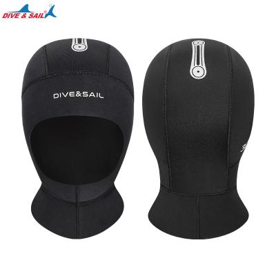 China DIVE&SAIL Super Stretch 3mm CR Neoprene Diving Hood Water Sports Cold Proof Hat Keep Warm Spearfishing Snorkeling Diving Hoods S for sale