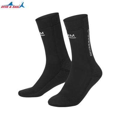 China Wholesale 3mm Neoprene Soocks Beach Swimming Water Sports Shoes Non Slip Warm Diving Soocks For Spearfishing Surfing Snorkeling for sale