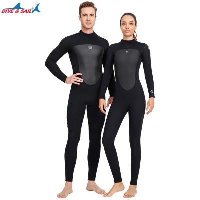 China Antibacterial Trending 2022 Adults Long Sleeve 3mm CR Neoprene Diving Wetsuits For Men And Women for sale