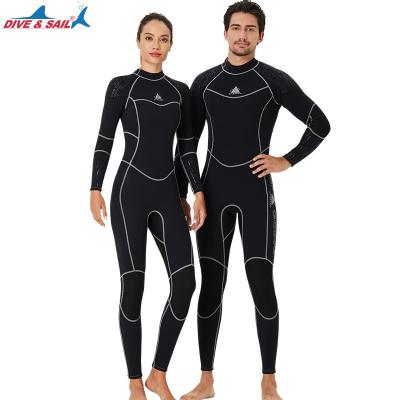 China Dongguan Antibacterial Dive and Sail Suit High Quality Spearfishing Back Zipper Full Body Neoprene Wetsuit 1.5mm Wetsuit for sale