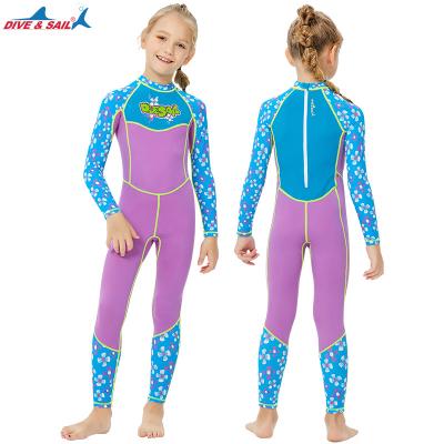 China New Body Guard More Kids Full Size Ninos Proteccion Traje de bano de larga de Manga UV Surf Rash for sale