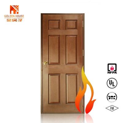 China Nigeria Modern American Market Panel Steel Door For Interior Location for sale