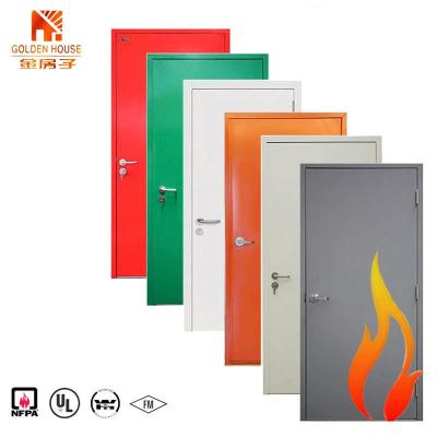 China WH/UL/FM Fire Protection Metal Doors 2 Hour Steel Fire Door for sale