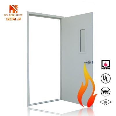 China American standard hotel residence fire escape door GH rated fireproof steel door for sale