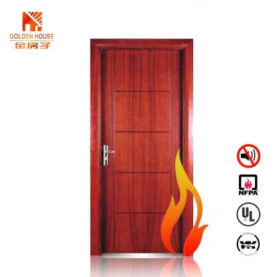 China Fire Protection Single Sheet Soundproof Wood Door Acoustic Wood Fire Door For Hotel for sale