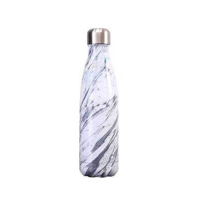 China Sustainable Advanced 304 Stainless Steel Vacuum Flask Sports Star Coke Bottle With Logo for sale