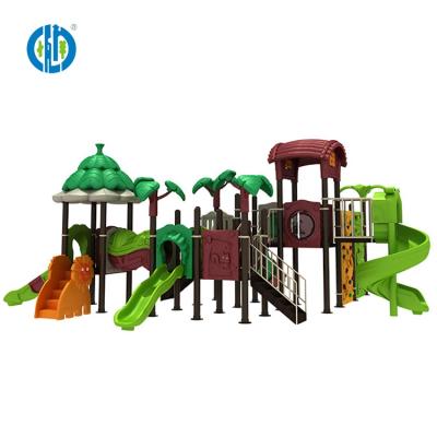 China Newest High Quality Universal Park Children's Games Plastic Slide Playground for sale