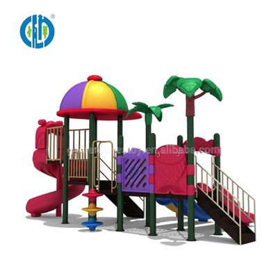 China Anti-UV Outdoor Playground Garden Game Children Multi Suits Kids Slide Equipment for sale