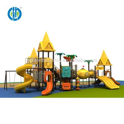 China Wholesale Children Anti-UV Newly Designed Large Playground Outdoor Equipment Slide Interesting Amusement Park for sale