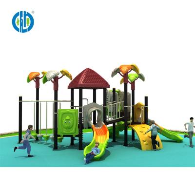 China Anti-UV Professional Custom Plastic Kids Slide Outdoor Playground Amusement Equipment for sale