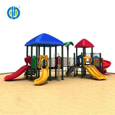 China Anti-UV Outdoor Playground Park Multifunctional Kids Slide Equipment With Super Rotate Slide for sale