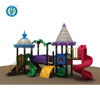 China Factory Price Anti-UV Preschool Plastic Outdoor Playground Slide Equipment For Kids for sale