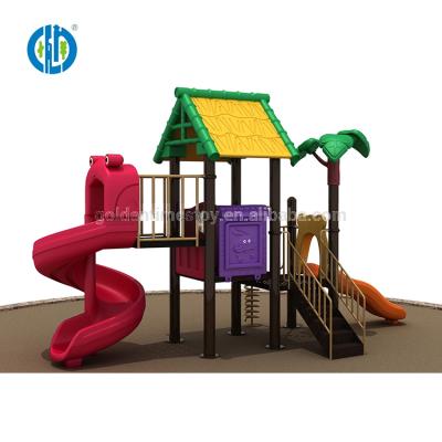 China Anti-UV Cartoon Animal Pattern Kids Plastic Outdoor Playground Equipment for sale