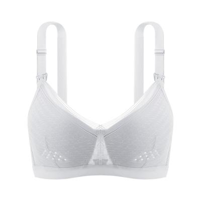 China Lactation Antibacterial Soft Underwear Cotton Maternity Nursing Bra For Mothers for sale