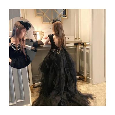 China Girl Formal Even Prom Dress Kid Fluffy Tulle Dress Washable For Photography Prop for sale