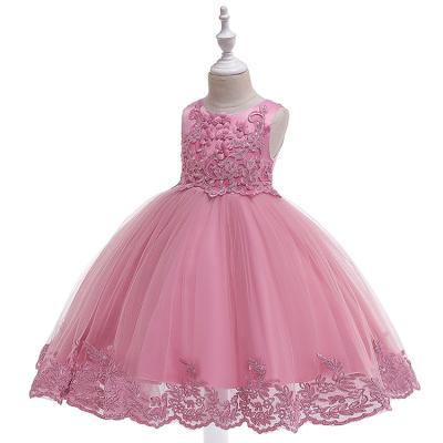 China 2022 Most Items Princess Flower Kids Girl Sale Wedding Party Dress Washable for sale