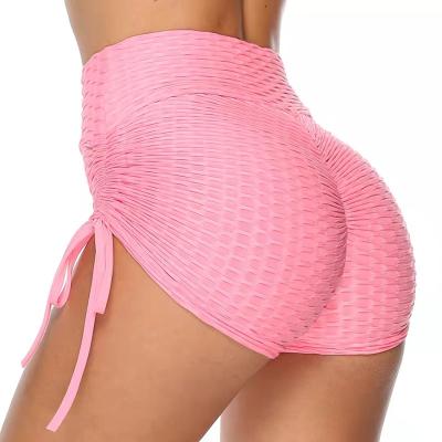 China Breathable Drawstring Tights Outer Wear Quick-drying Running Yoga Shorts for sale