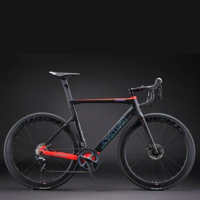 China SAVA Carbon Road Bike ULTEGRA R8020 Kids Hydraulic Disc Brake Road Bike Carbon Fiber Racing Road Bike With SHIMANO ULTEGRA 22 Speeds for sale