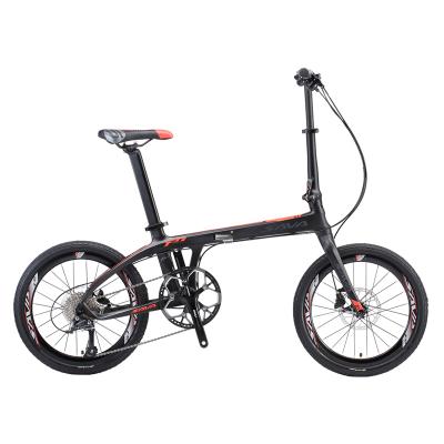 China International Folding Carbon Fiber 20 Inch 20 Speed ​​Carbon Bike Oil Brakes Resistance Function Fitness Mini Retro for sale