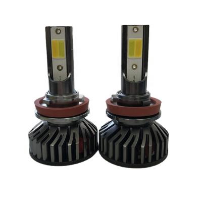 China High quality EMI 2 color led headlight 50w 3000k 6500k led haedlight yellow headlight white headbulb for sale