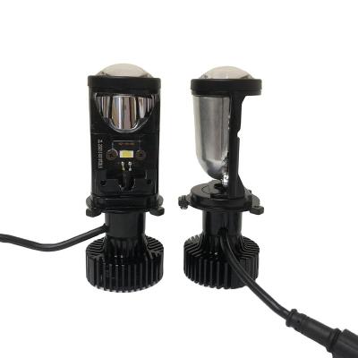 China H4 Automobile LED Aluminum Mini Lens Far Headlight And Waterproof Projector Motorcycle Headlight Car Near for sale