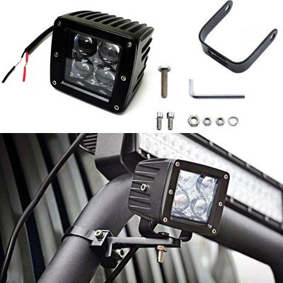 China 6000K Portable Light Off Road Off Road Led Work Lights 4D Spot Working LED Light Pods For UTV ATV Truck Tractor for sale